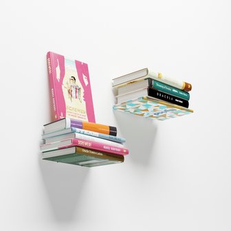 Onzichtbare boekenplank casper