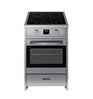 Wiggo WIO-E621A(XX) - Freestanding - Induction - Oven - 60cm - Inox