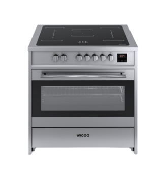 Wiggo WIO-E921A(XX) - Freestanding - Induction - Oven - 90cm - Inox