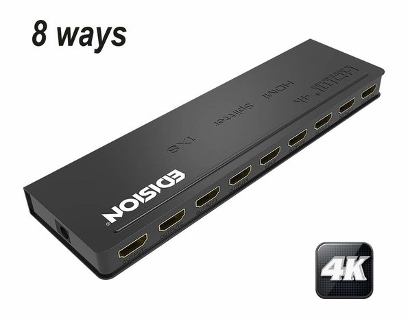 Edision 4K HDMI splitter 1×8 ultra HD