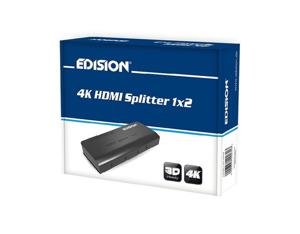 Edision 4K HDMI splitter 1×2 ultra HD