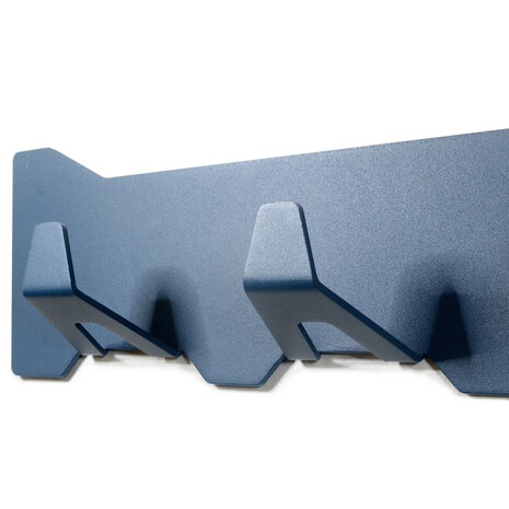 Gorillz Triangle Three - Wandkapstok - 44 x 5,6 x 12 cm - Blauw