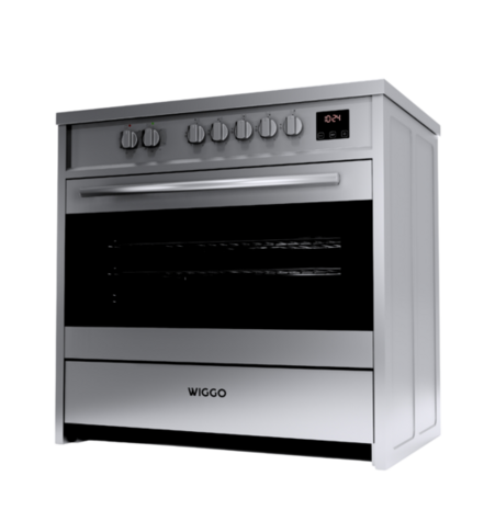 Wiggo WIO-E921A(XX) - Freestanding - Induction - Oven - 90cm - Inox