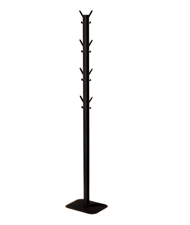 Gorillz Atomy - kapstok staand - Staande Kapstok - 16 haken - Metaal - 180 cm - Zwart